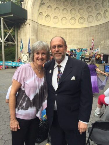 Rev. Deborah Muldow and Paul Sladkus