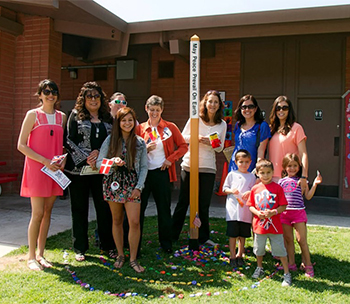 Peace-Pole-Dedication-at-Burchfield-Primary-School-Colusa,-California-USA_02