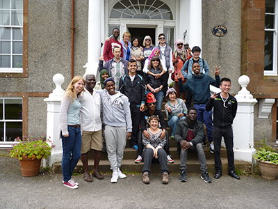 Refugees-from-Anniesland-College-Glasgow-Allanton-Sanctuary-Auldgirth-Dumfrieshhire-SCOTLAND-UK_03